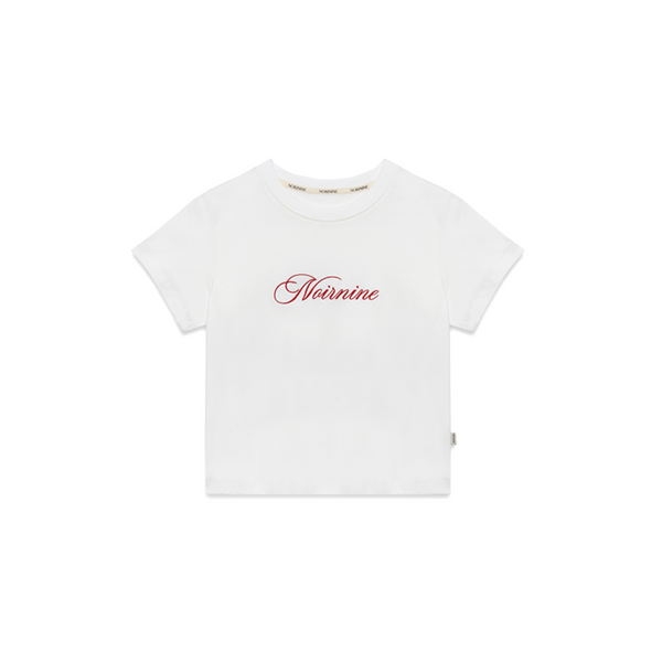 [NOIRNINE] Noir Supima Cotton T-shirts [WHITE]