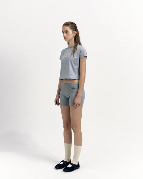 [NOIRNINE] Noir Supima Cotton T-shirts [GREY]