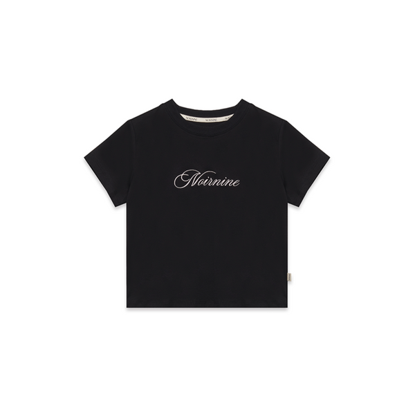 [NOIRNINE] Noir Supima Cotton T-shirts [BLACK]
