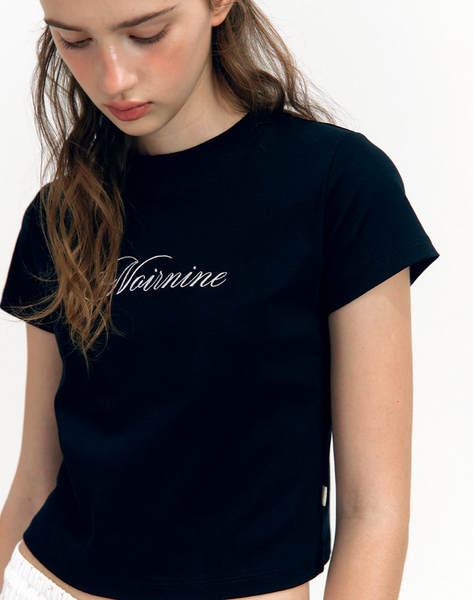 [NOIRNINE] Noir Supima Cotton T-shirts [BLACK]