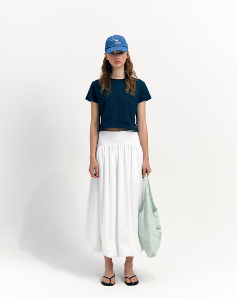 [NOIRNINE] Basic Stripe T-shirts [NAVY]