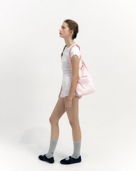 [NOIRNINE] Stripe Eco Bag [PINK]