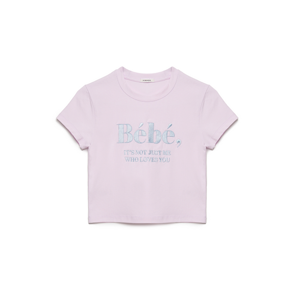 [NOIRNINE] Bébé Crop T-shirts [PINK]