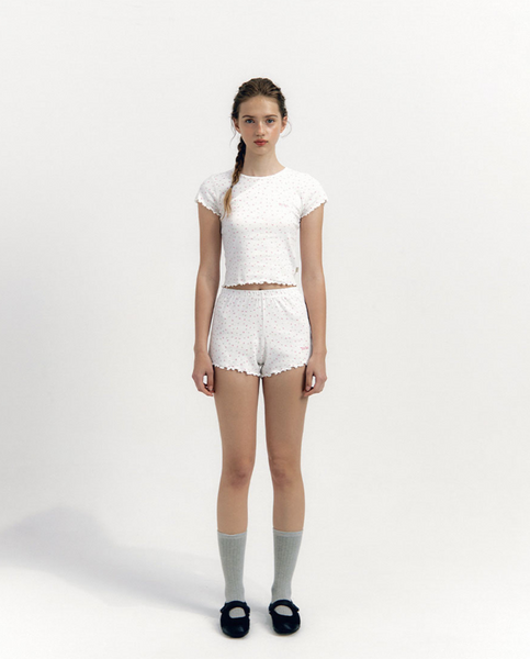 [NOIRNINE] Bébé Apple Pajama Set [WHITE]