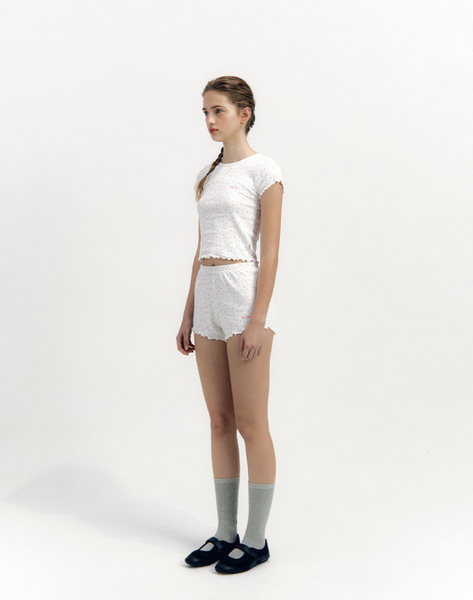 [NOIRNINE] Bébé Apple Pajama Set [WHITE]