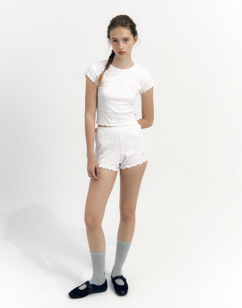 [NOIRNINE] Bébé Apple Pajama Set [WHITE]