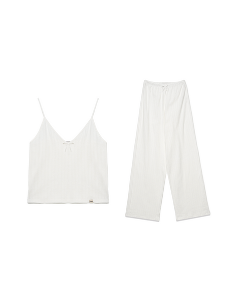 [NOIRNINE] Slip Pajama Set [IVORY]