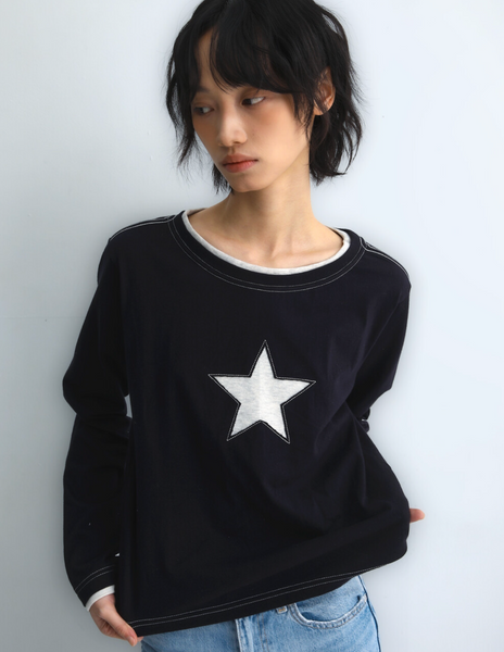 [BadBlue] My Little Star L/S Navy