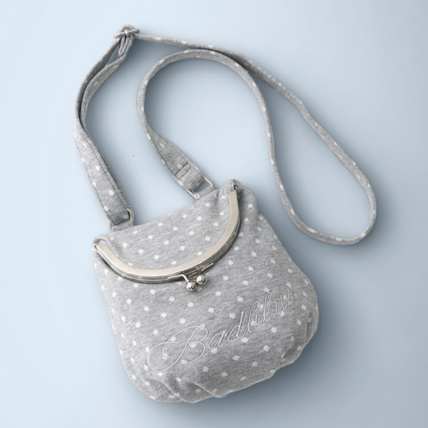 [BadBlue] Dot Cozy Bao Bag Gray