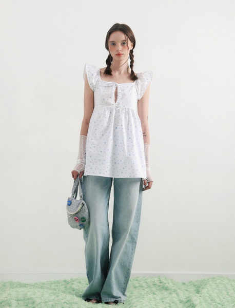 [BadBlue] Dot Cozy Bao Bag Gray