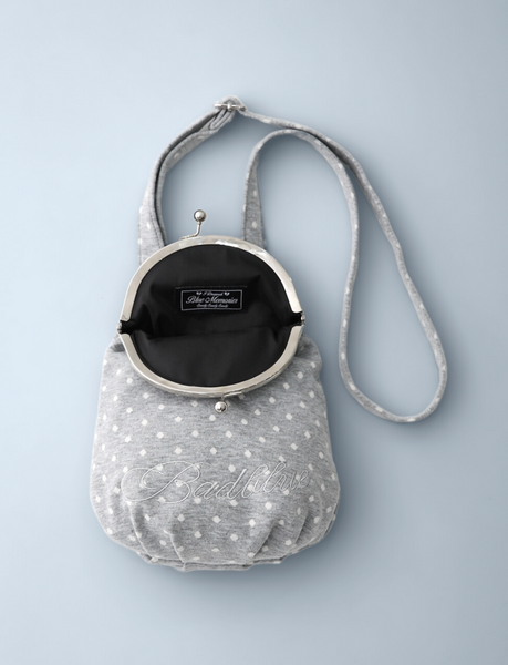 [BadBlue] Dot Cozy Bao Bag Gray