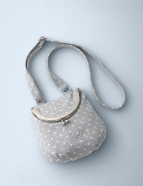 [BadBlue] Dot Cozy Bao Bag Gray