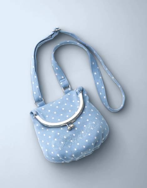 [BadBlue] Dot Cozy Bao Bag Skyblue
