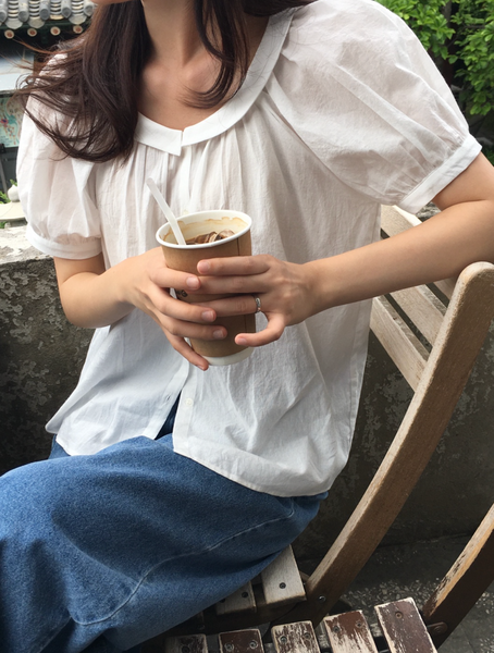 [PETER AND WENDY] [MADE] Sugar Bou Collar Blouse