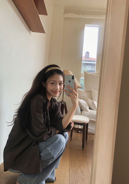 [SLOWAND] # SLOWMADE Daily Cover One Pintuck Denim Pants