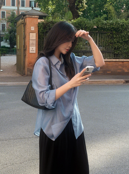 [SLOWAND] # SLOWMADE Summer Mood Shirt