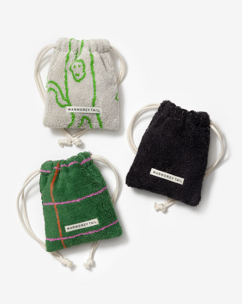 [WARMGREYTAIL] PAW TERRY POUCH