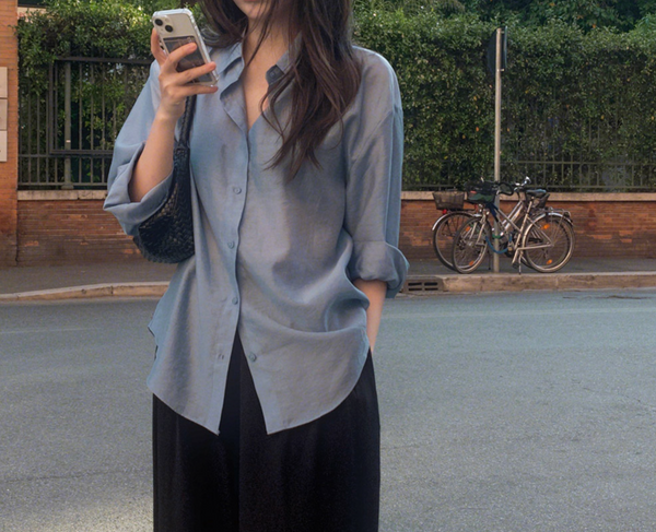 [SLOWAND] # SLOWMADE Summer Mood Shirt