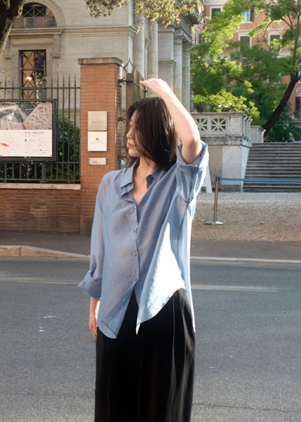 [SLOWAND] # SLOWMADE Summer Mood Shirt