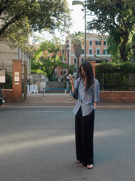 [SLOWAND] # SLOWMADE Summer Mood Shirt