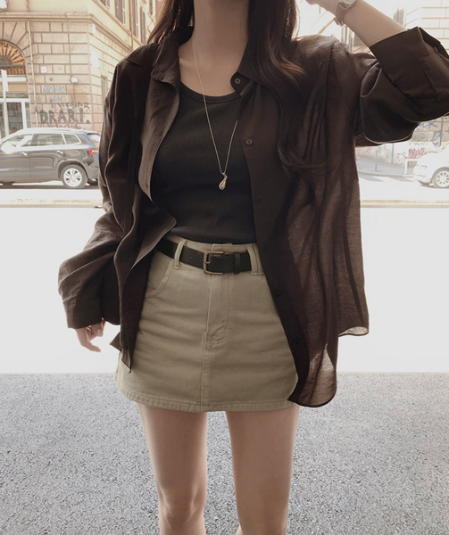 [SLOWAND] # SLOWMADE Summer Mood Shirt