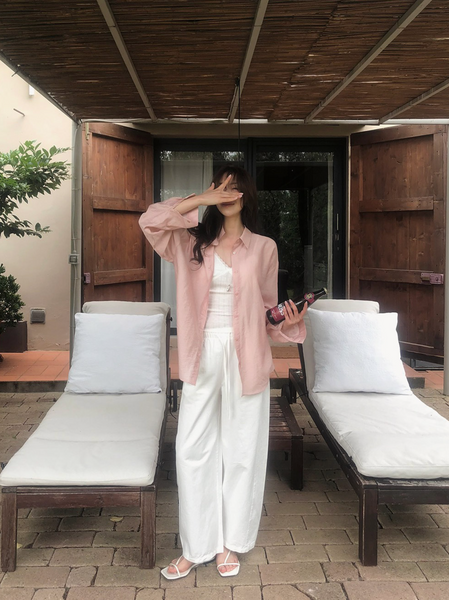 [SLOWAND] # SLOWMADE Summer Mood Shirt