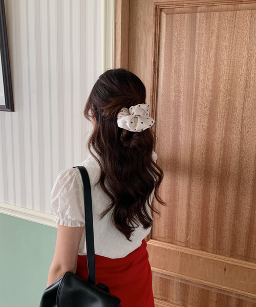 [SOYE PI-NE] Brunch Flower Big Scrunchy