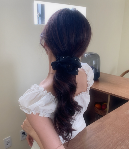 [SOYE PI-NE] Brunch Flower Big Scrunchy