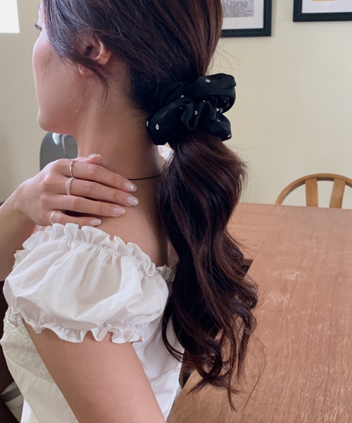 [SOYE PI-NE] Brunch Flower Big Scrunchy