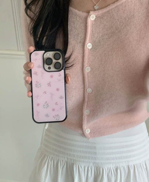 [Romantic Mood] Poetic Garden Glass Bumper Case