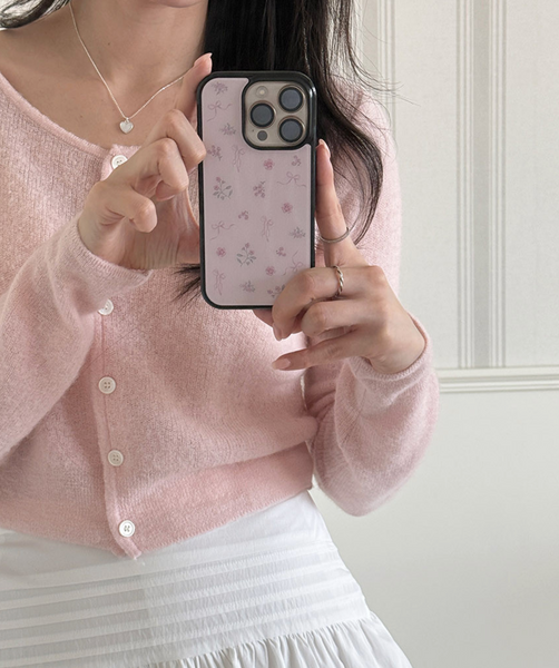 [Romantic Mood] Poetic Garden Glass Bumper Case