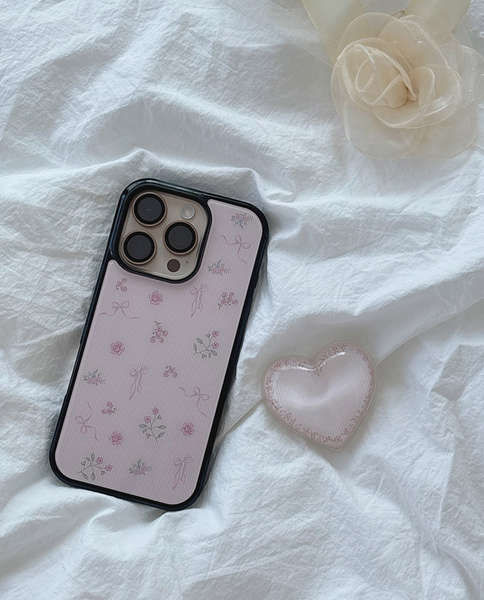 [Romantic Mood] Poetic Garden Glass Bumper Case