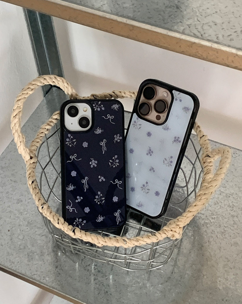 [Romantic Mood] Poetic Garden Glass Bumper Case