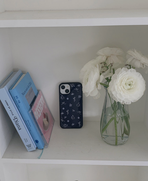 [Romantic Mood] Poetic Garden Glass Bumper Case