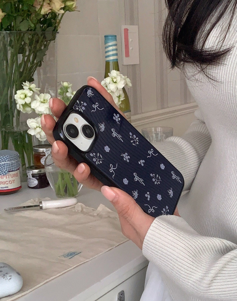 [Romantic Mood] Poetic Garden Glass Bumper Case