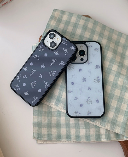 [Romantic Mood] Poetic Garden Glass Bumper Case