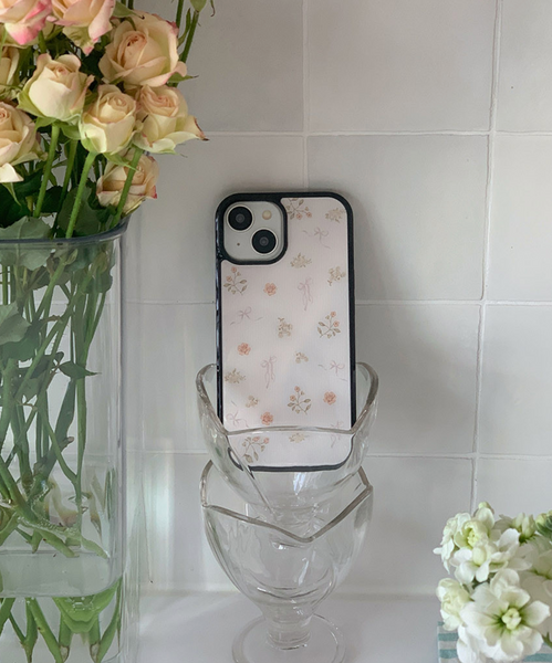 [Romantic Mood] Poetic Garden Glass Bumper Case