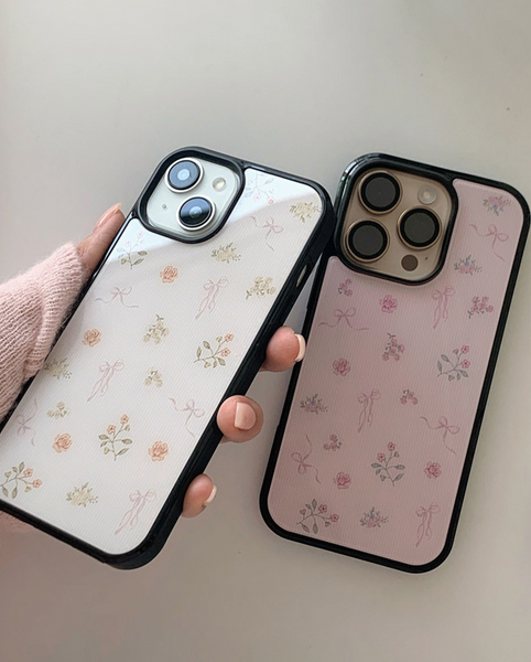 [Romantic Mood] Poetic Garden Glass Bumper Case