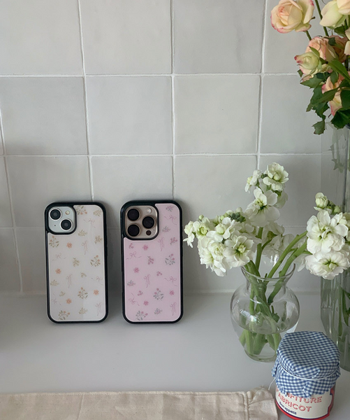 [Romantic Mood] Poetic Garden Glass Bumper Case