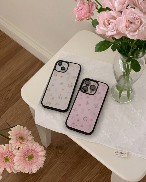 [Romantic Mood] Poetic Garden Glass Bumper Case