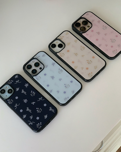 [Romantic Mood] Poetic Garden Glass Bumper Case