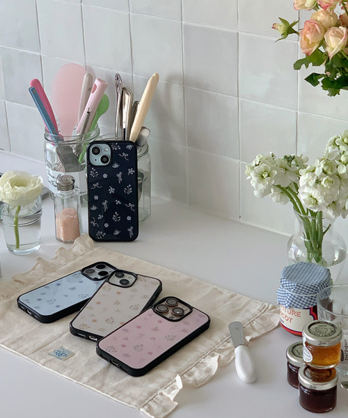 [Romantic Mood] Poetic Garden Glass Bumper Case