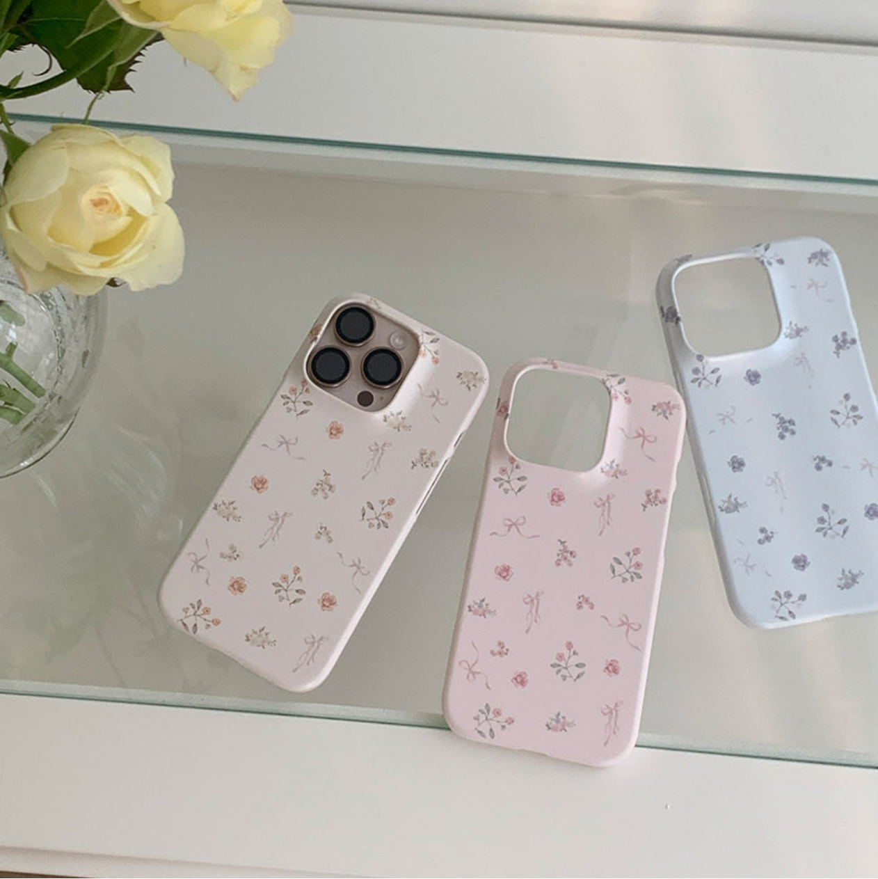 [Romantic Mood] Poetic Garden Matte Hard Case
