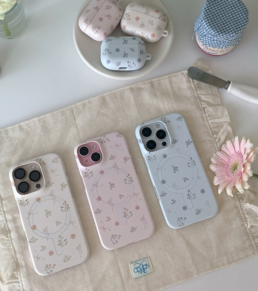 [Romantic Mood] Poetic Garden Matte Hard Case