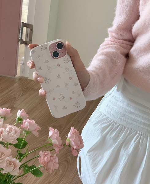 [Romantic Mood] Poetic Garden Matte Hard Case