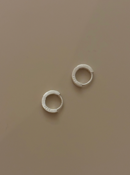 [urbantout] [silver 925] Matte Basic Earrings