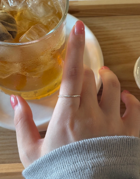 [urbantout] [silver 925] Twisted Stick Ring