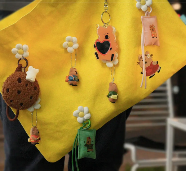 [Dinotaeng x Mtime] 呆萌町精緻小巧可愛爆棚植絨掛件 (Random)