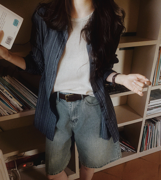 [SLOWAND] ONLY SLOW Summer Sleeveless Knit Top