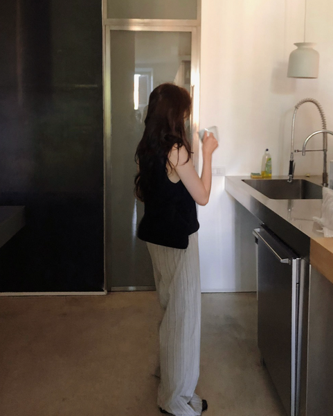 [SLOWAND] ONLY SLOW Summer Sleeveless Knit Top